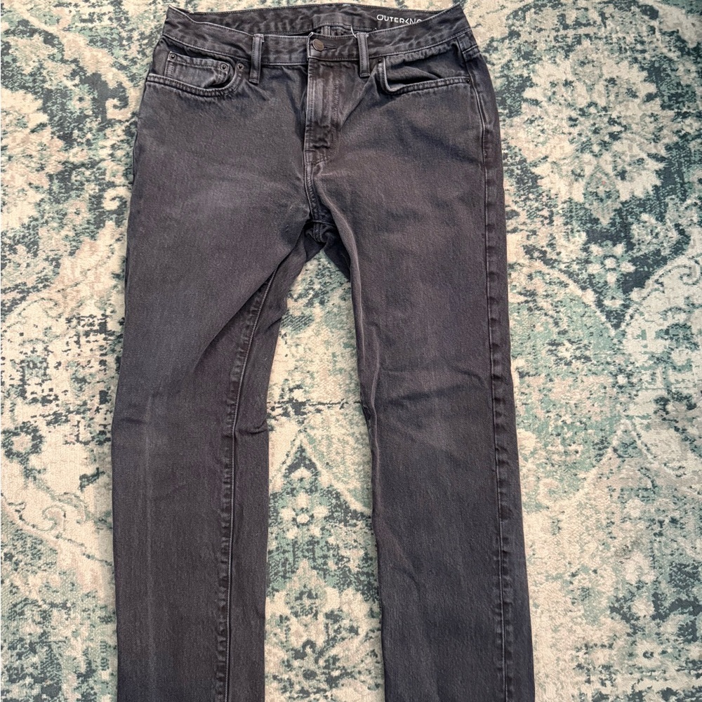 Outerknown Men's Charcoal Slim Fit Jeans